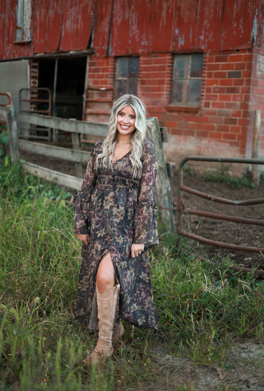 Winewood Petals Maxi Dress