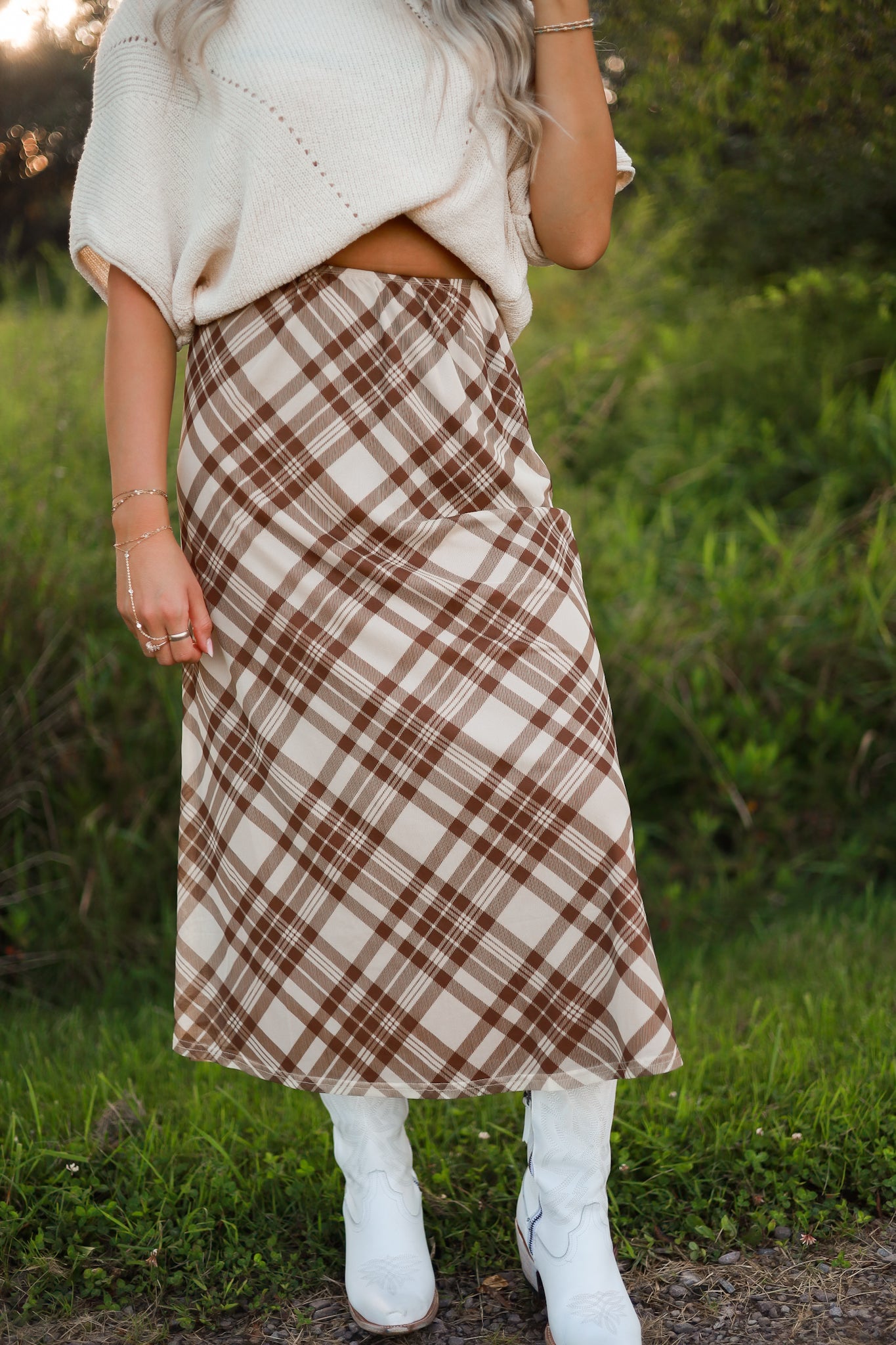 Harvest Plaid Skirt