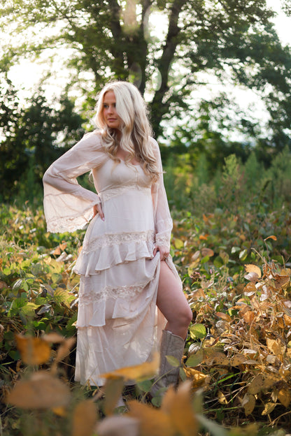 Laurel Lace Dress - Cream