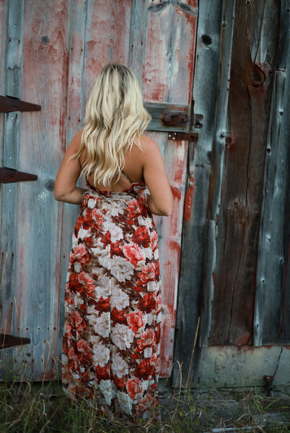 Wild Rose Maxi Dress