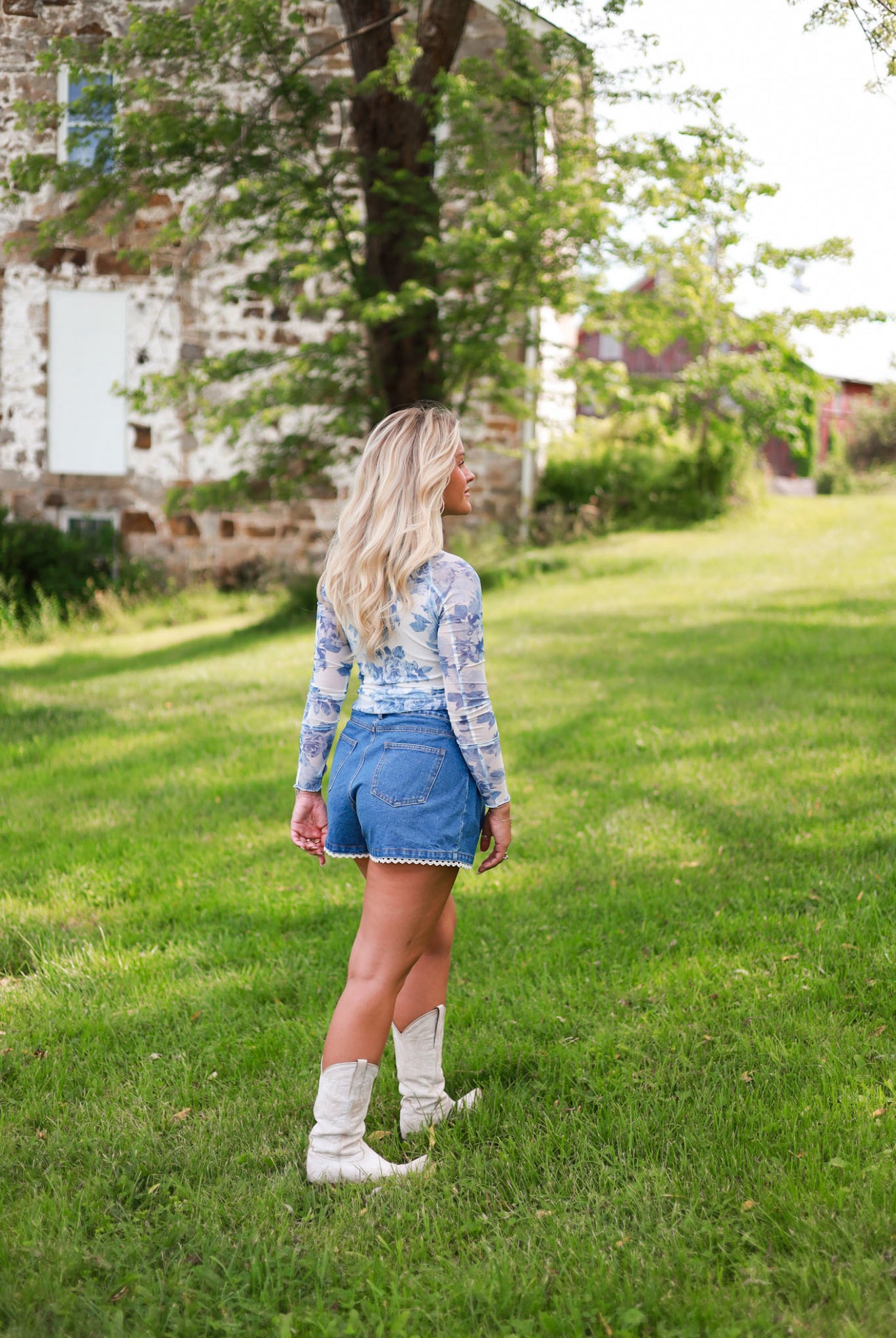 Bluebell Mesh Top