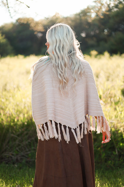 Prairie Roads Poncho Sweater