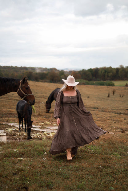 Runaway Acres Lace Maxi Dress