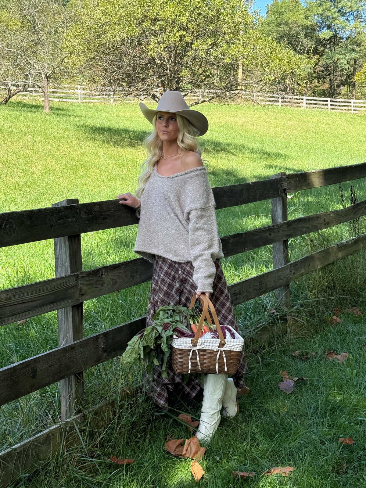 Hearthside Plaid Skirt