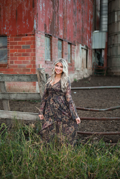 Winewood Petals Maxi Dress