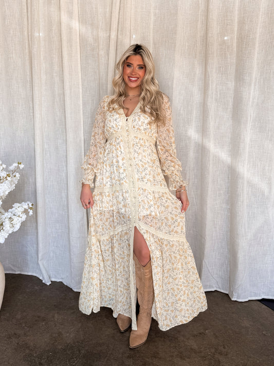 Daffodil Creme Maxi Dress