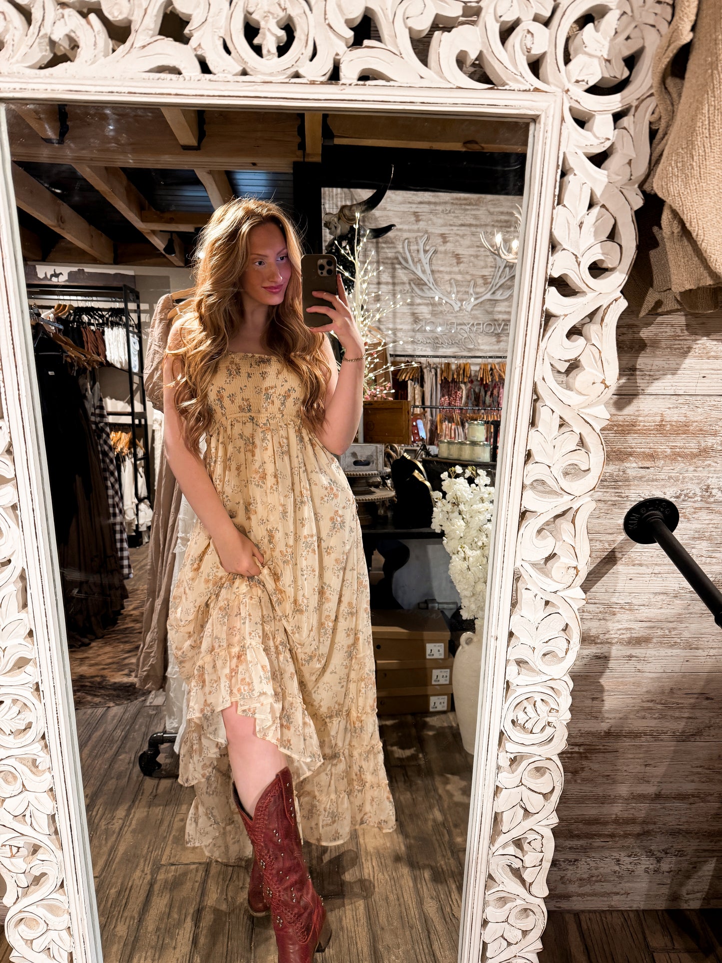 Wanderlust Halter Dress - Butter
