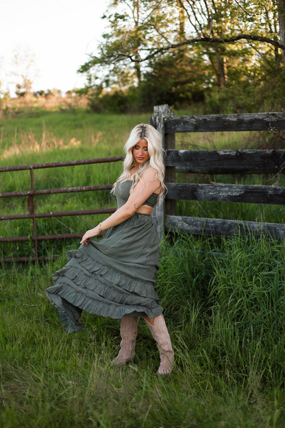 Southern Sage Maxi Dress