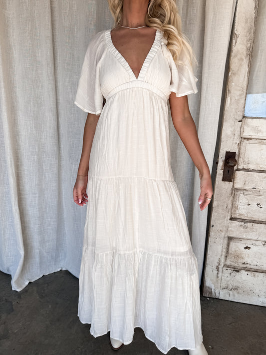 Tessa Maxi Dress - Cream