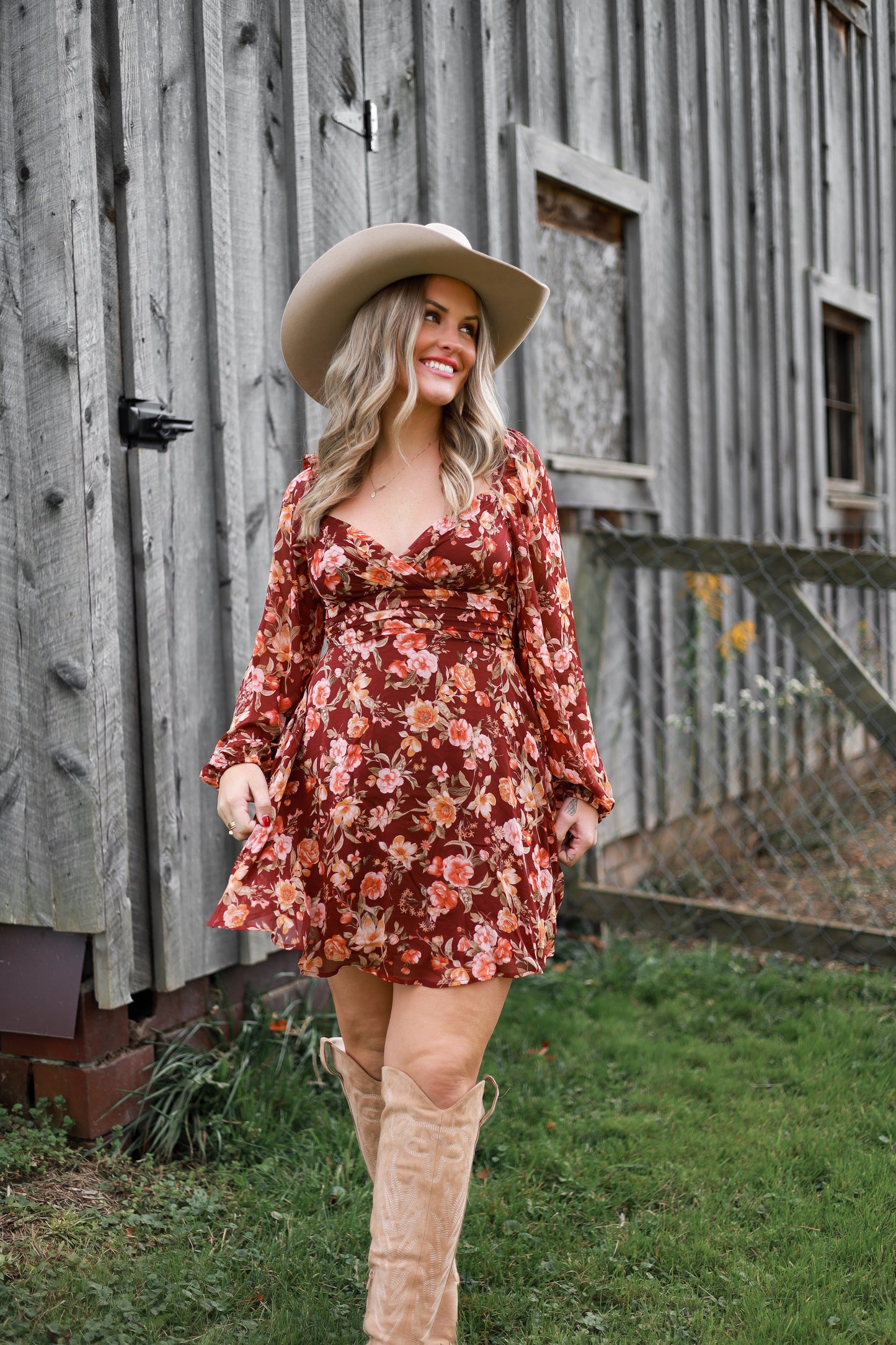 Cranberry Merlot Mini Dress