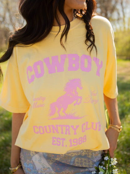 Country Club Cowboy Tee