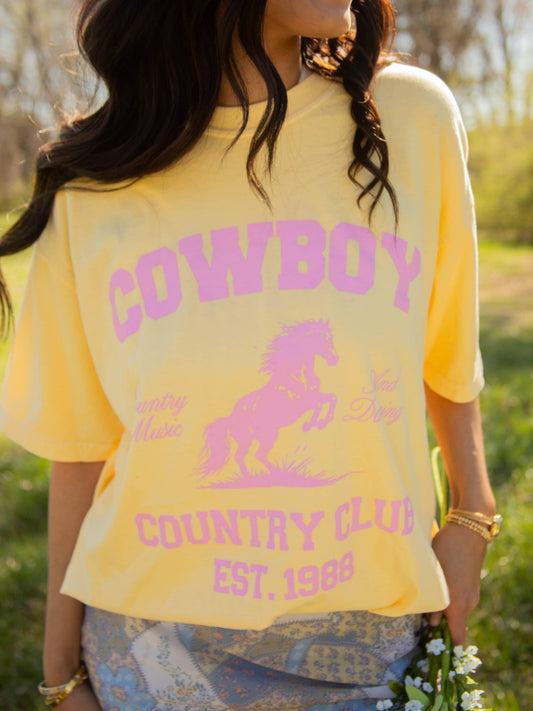 Country Club Cowboy Tee