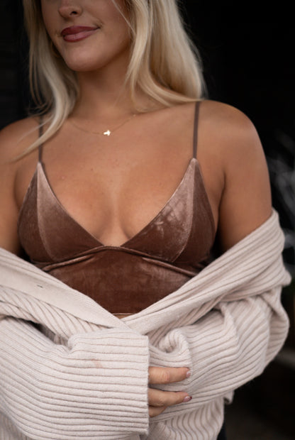 Velvet Dream Bralette - Cedar