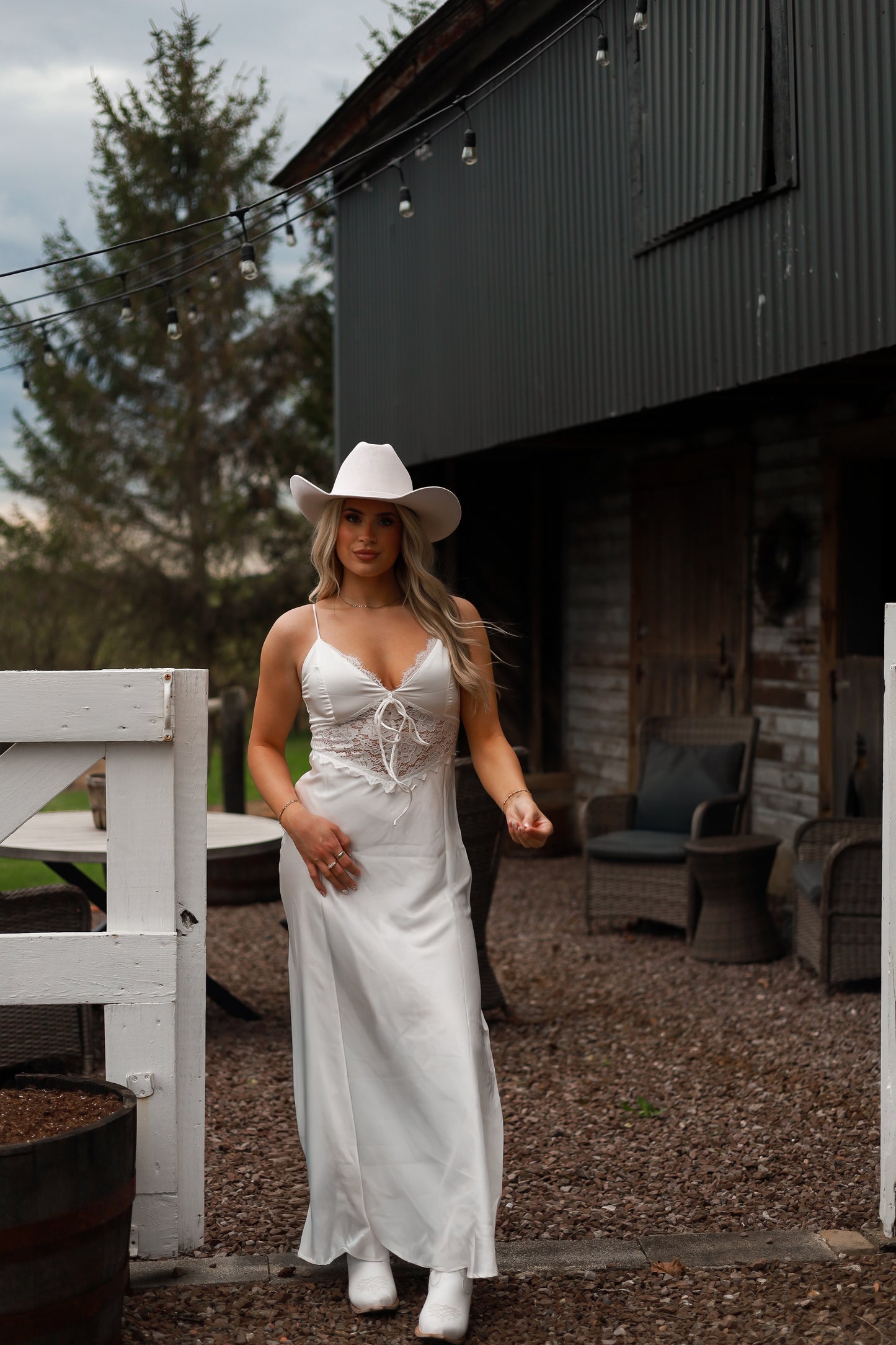 Stallion Dress - White