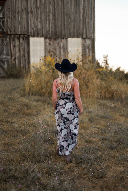 On The Range Midi Dress - Plum