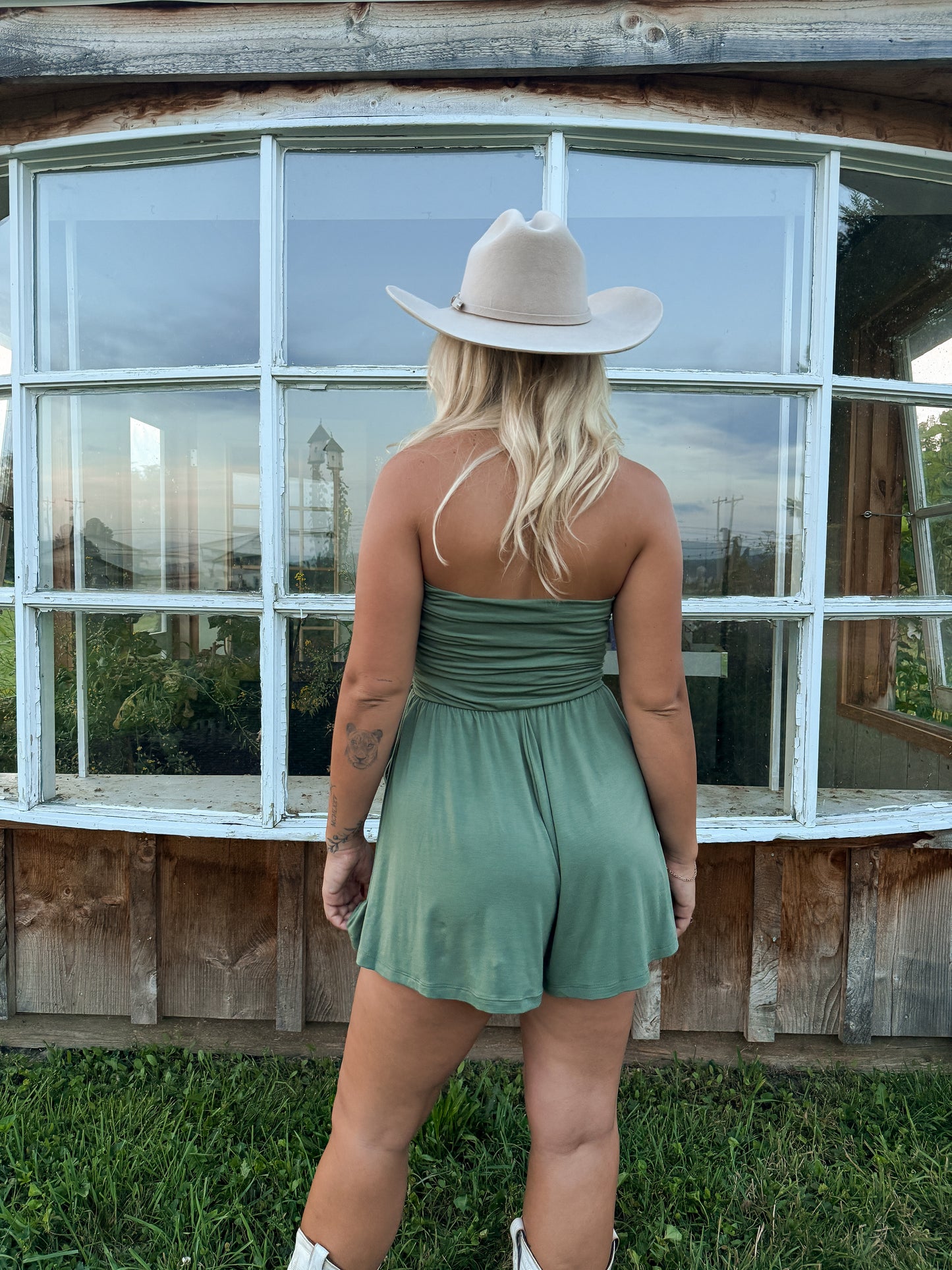 Moss Meadow Romper
