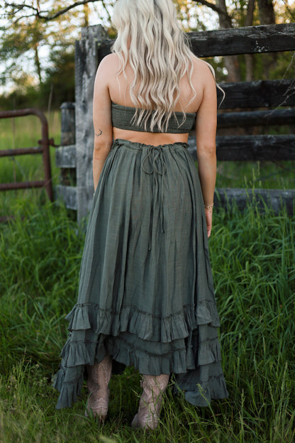 Southern Sage Maxi Dress