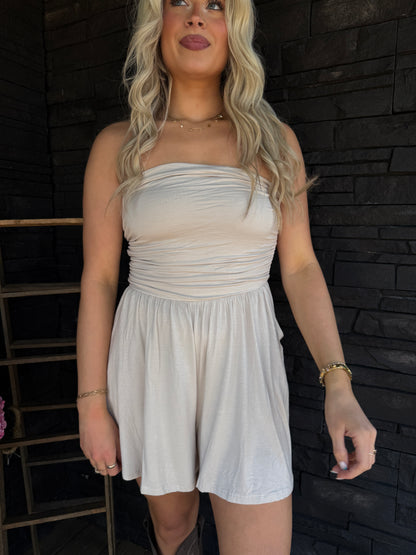 Savannah Romper - Ash