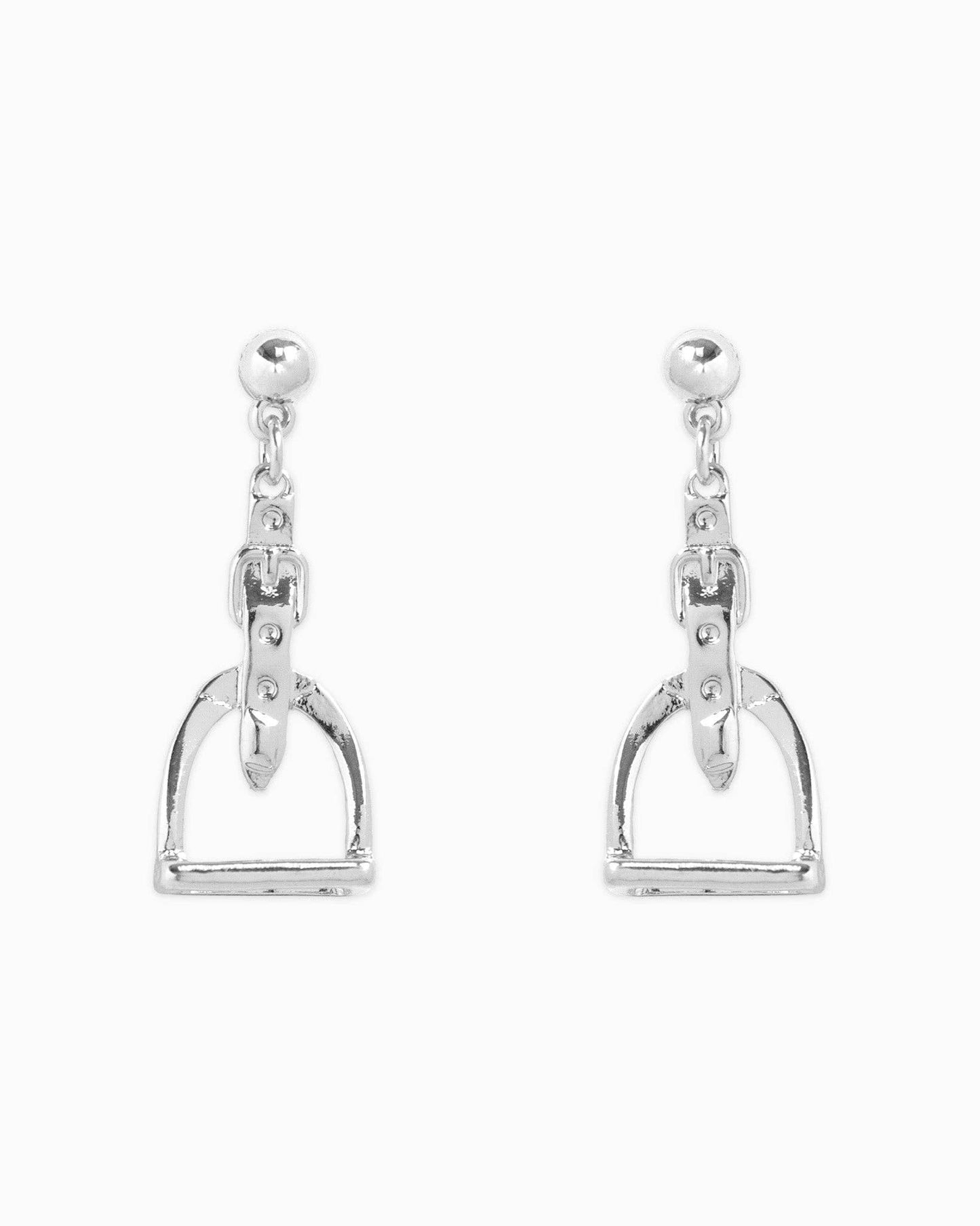 Western Stirrup Belt Drop Earrings