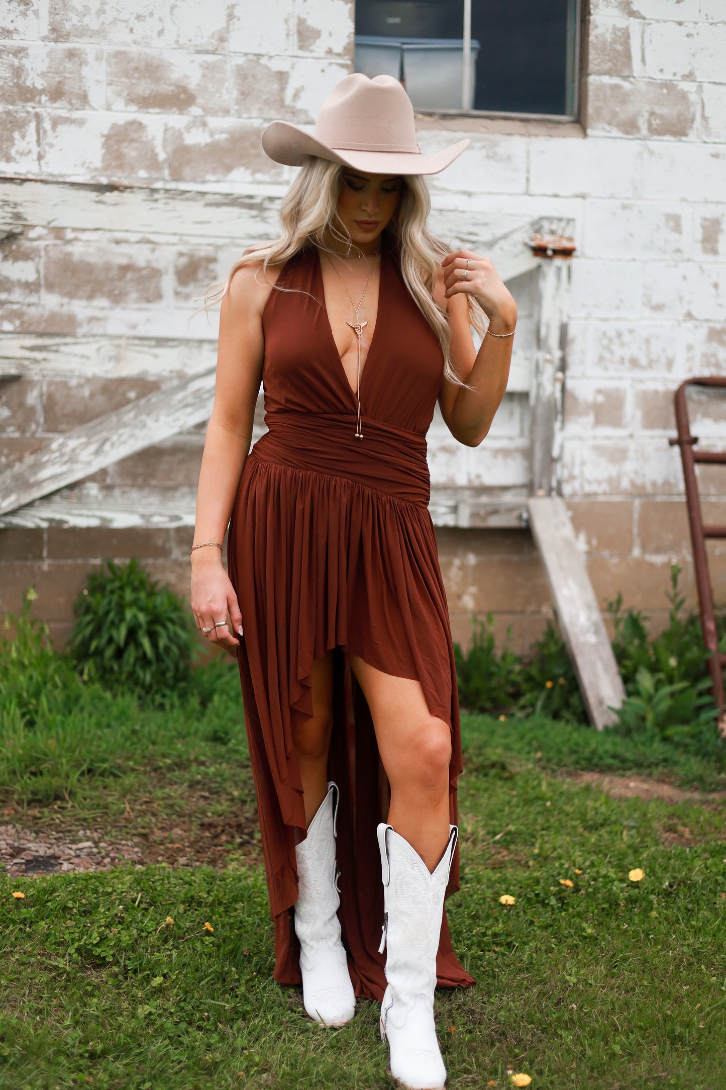 Saguaro Dress - Cayenne