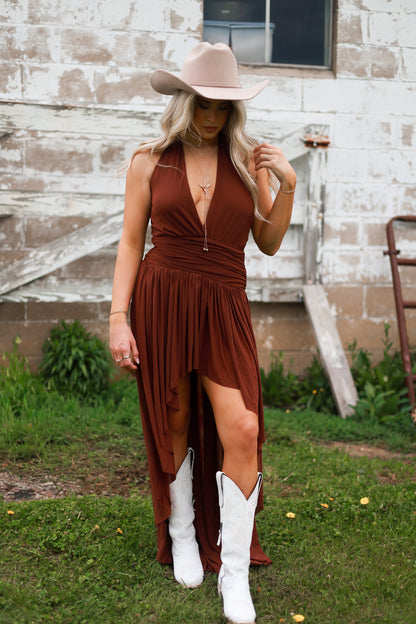 Saguaro Dress - Cayenne
