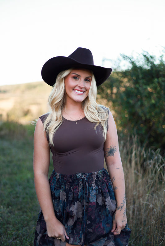Desert Muse Bodysuit- Brown
