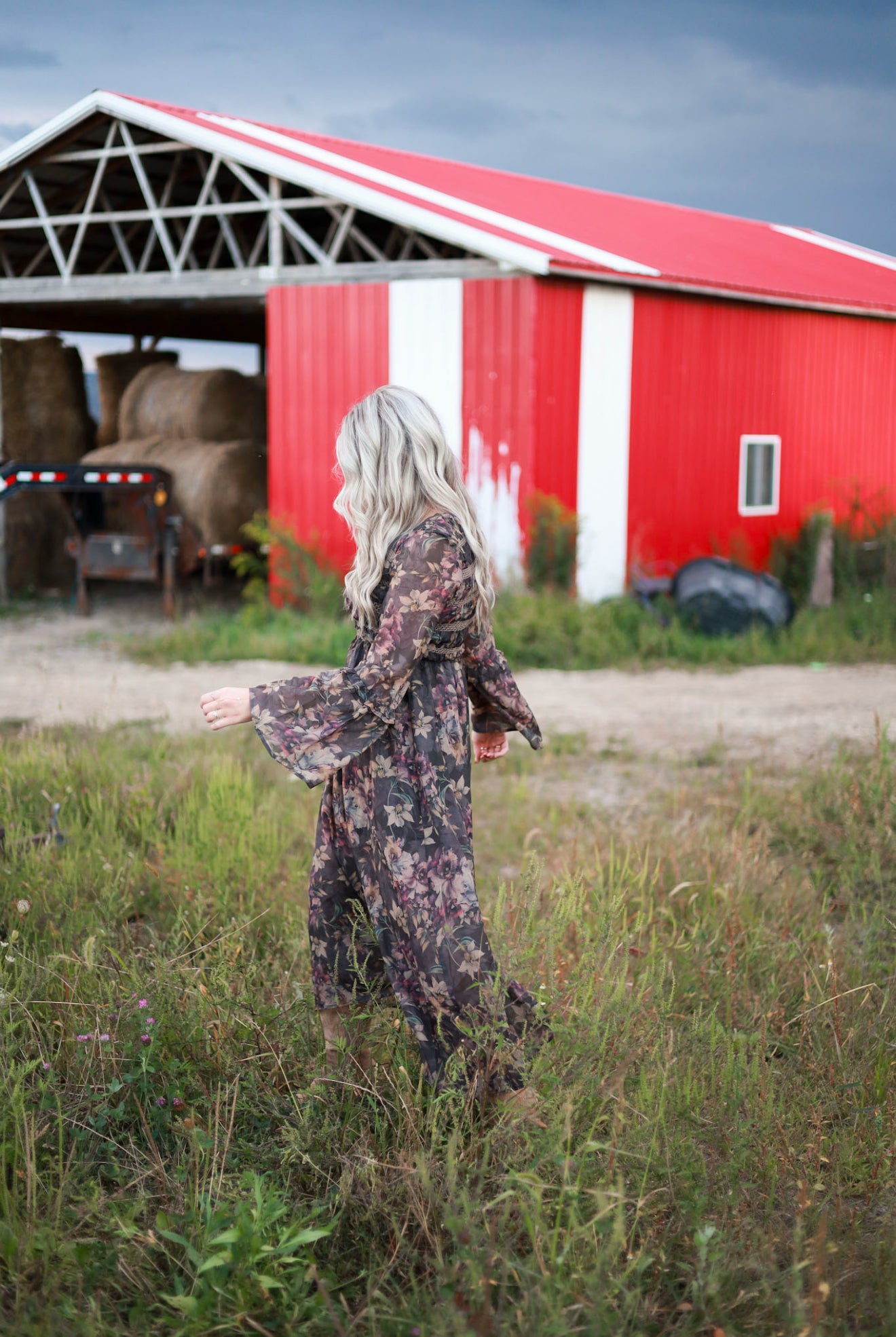 Winewood Petals Maxi Dress