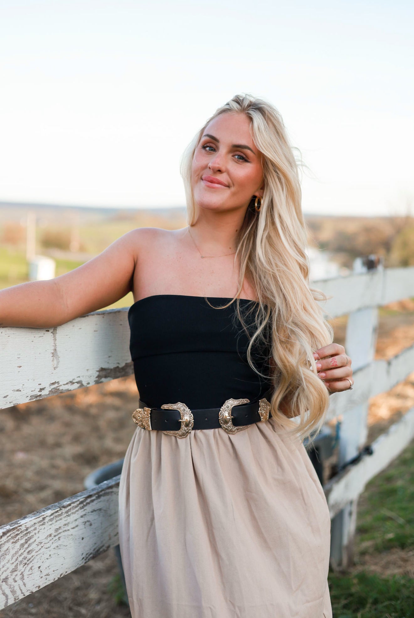 Wheatfield Midi Dress - Almond