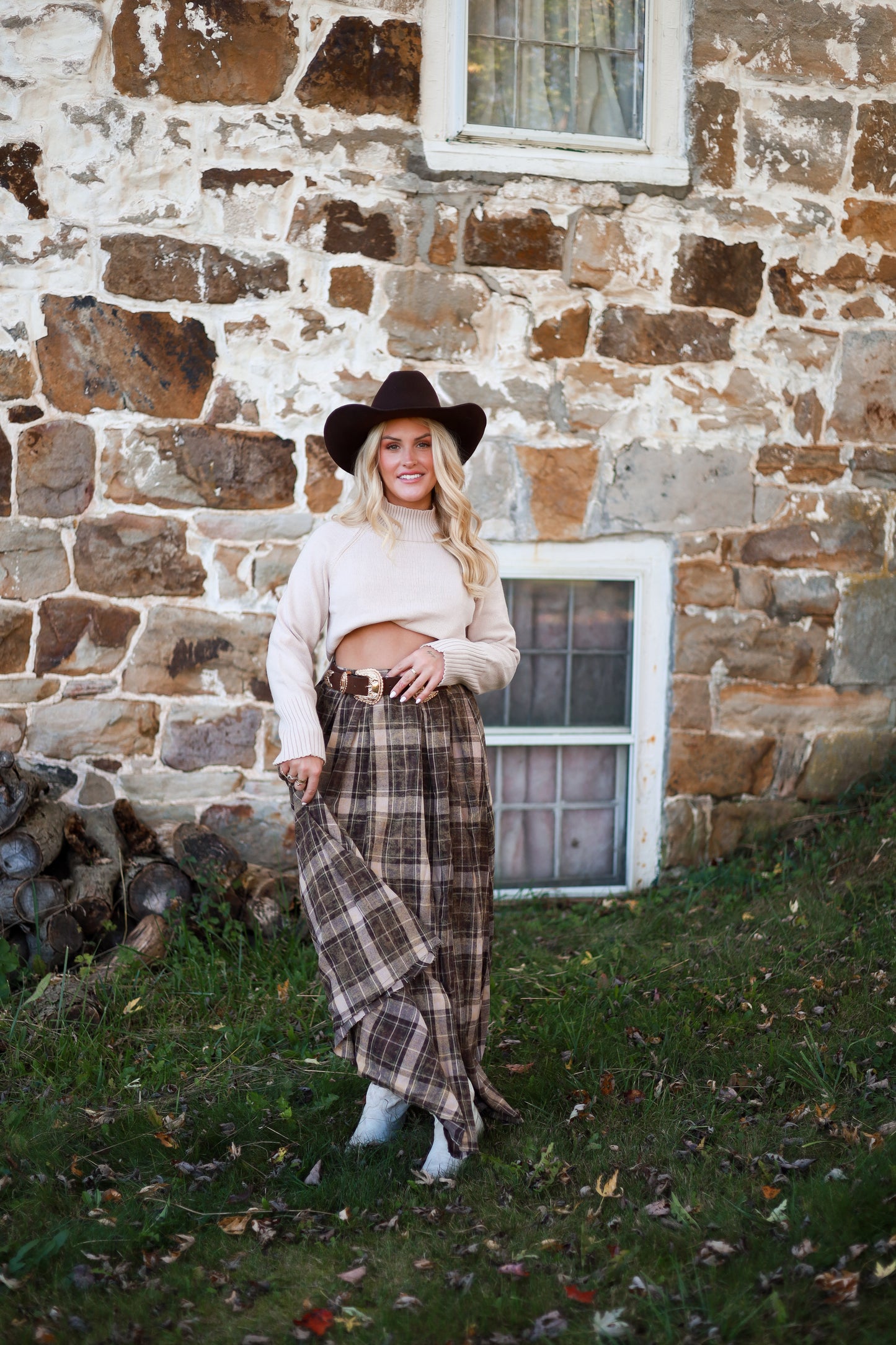 Chestnut Acres Flannel Skirt