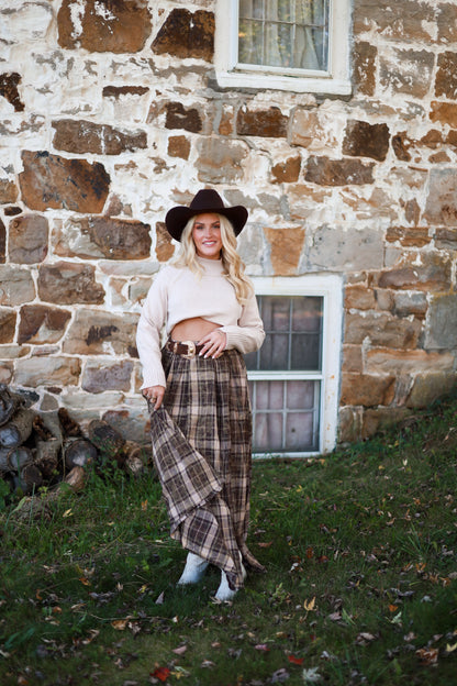 Chestnut Acres Flannel Skirt