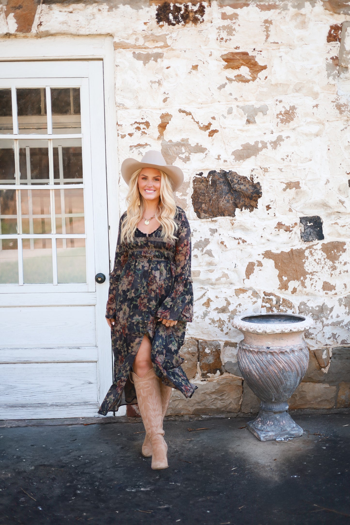 Heritage Hollow Maxi Dress