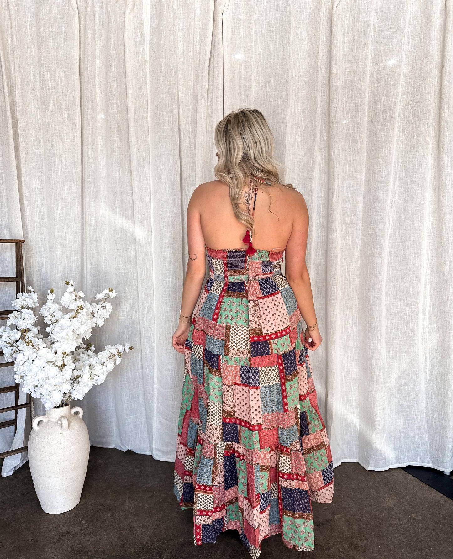 Meadow Quilt Patchwork Dress