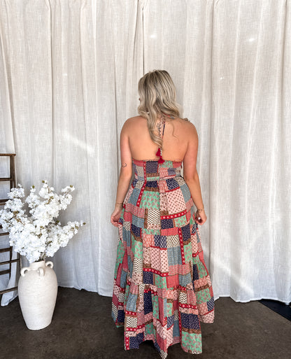 Meadow Quilt Patchwork Dress