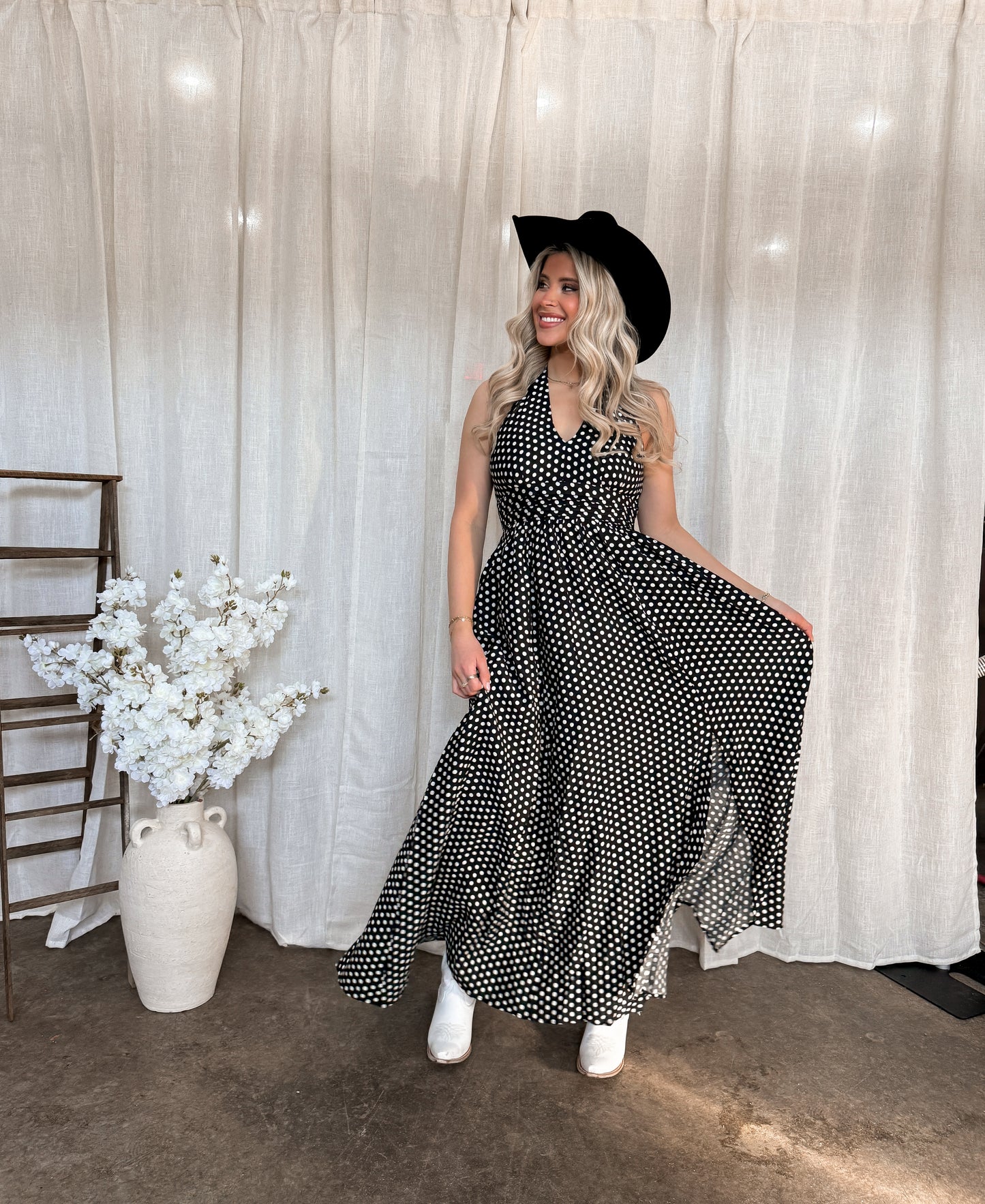 Dottie Halter Maxi Dress