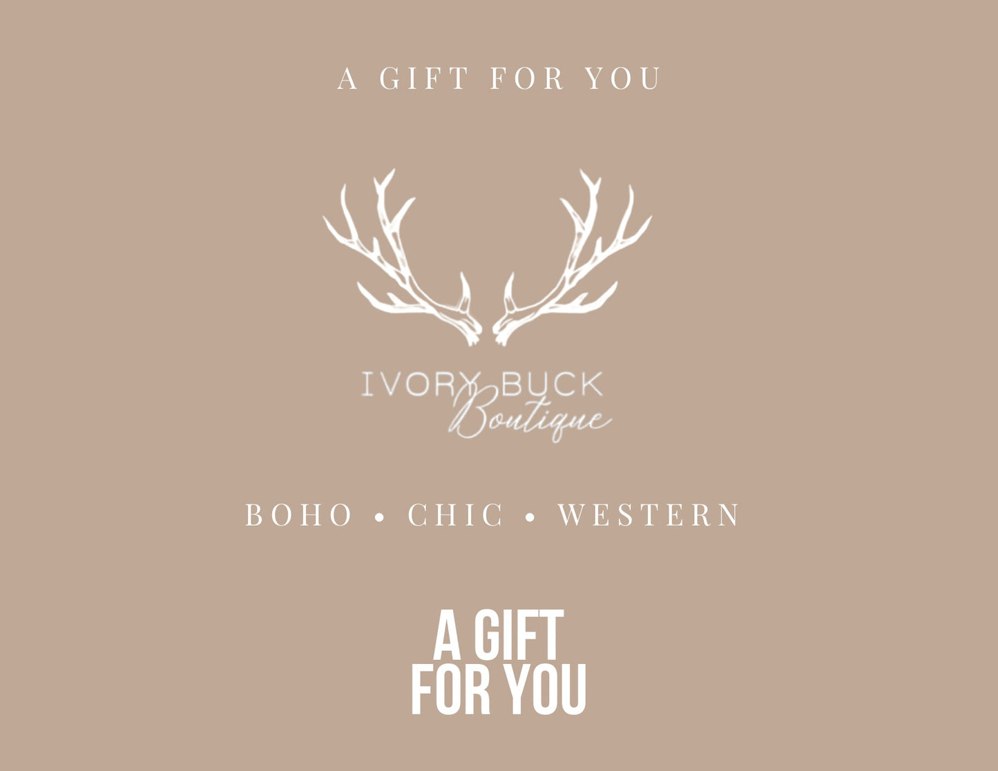 IvoryBuck Gift Card