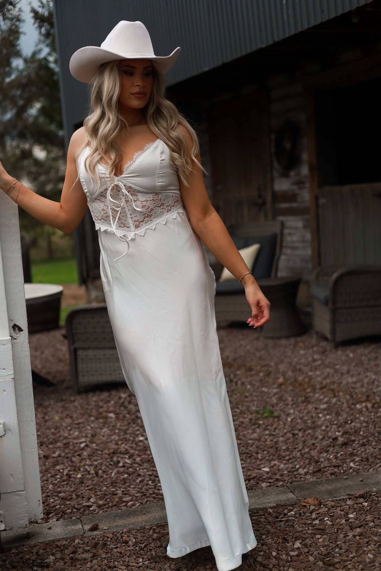 Stallion Dress - White