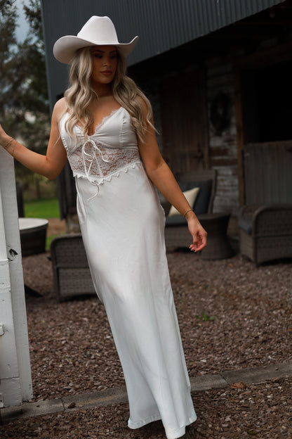 Stallion Dress - White