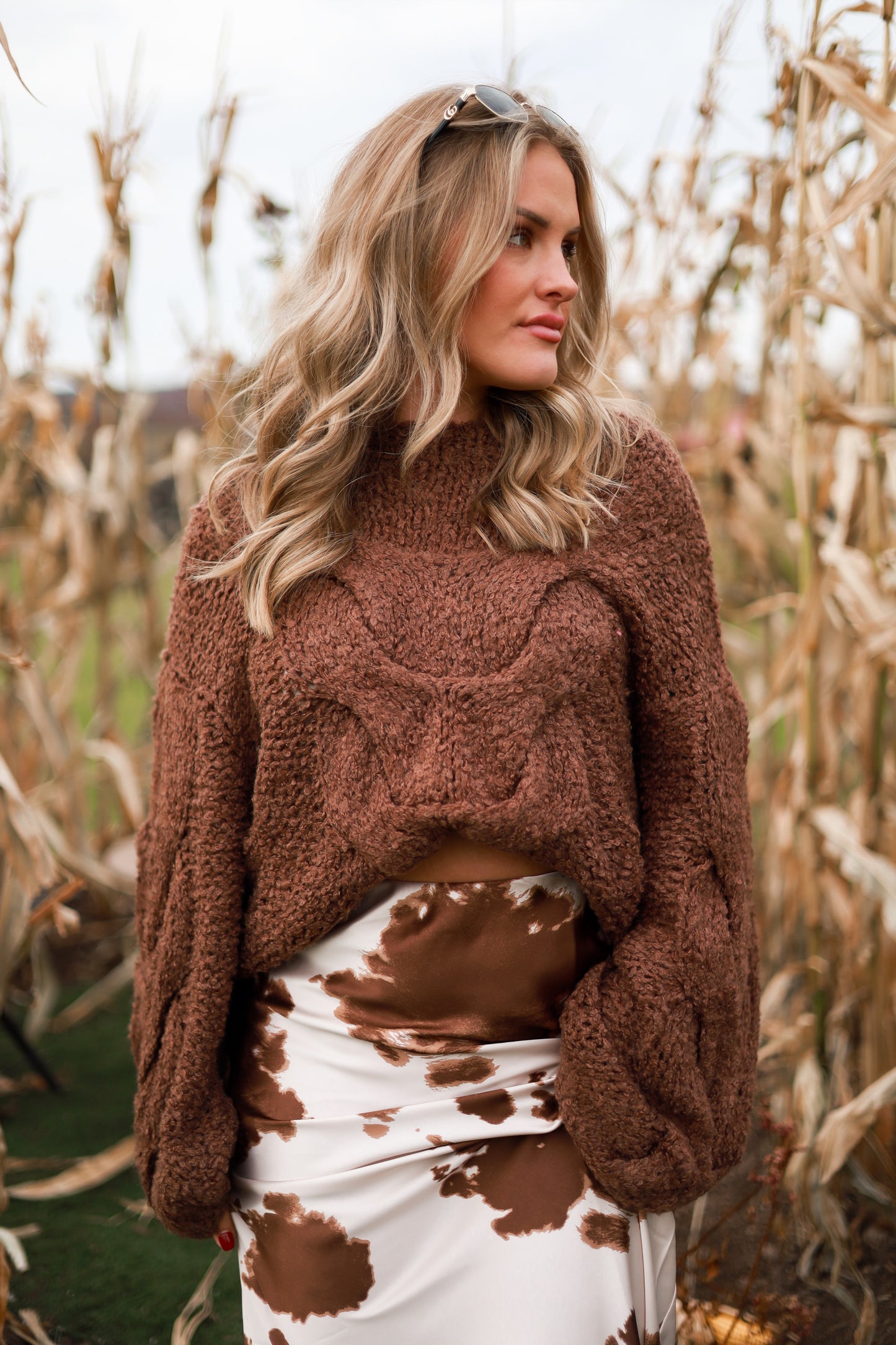 Honeybarn Oversized Knit Sweater