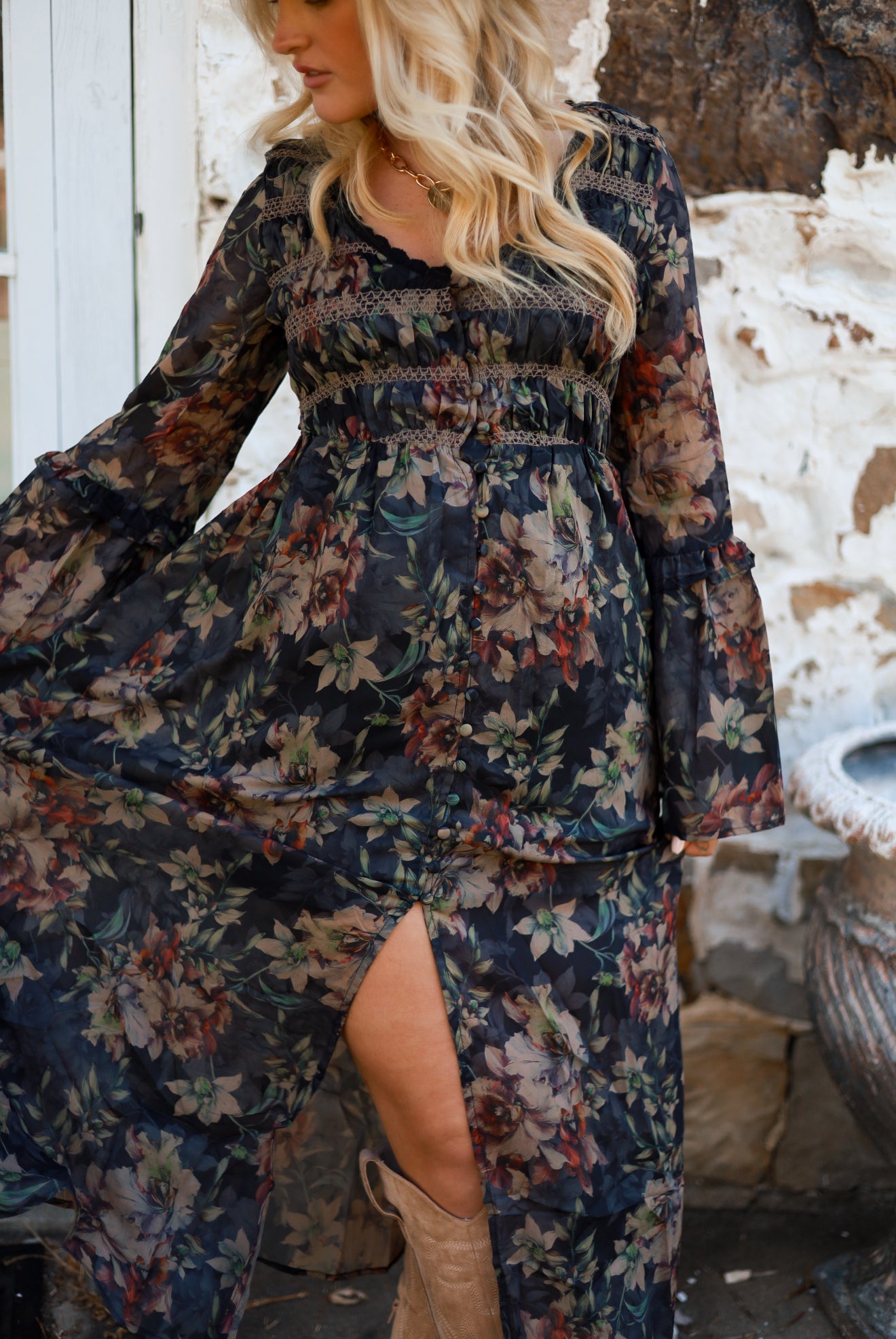 Heritage Hollow Maxi Dress