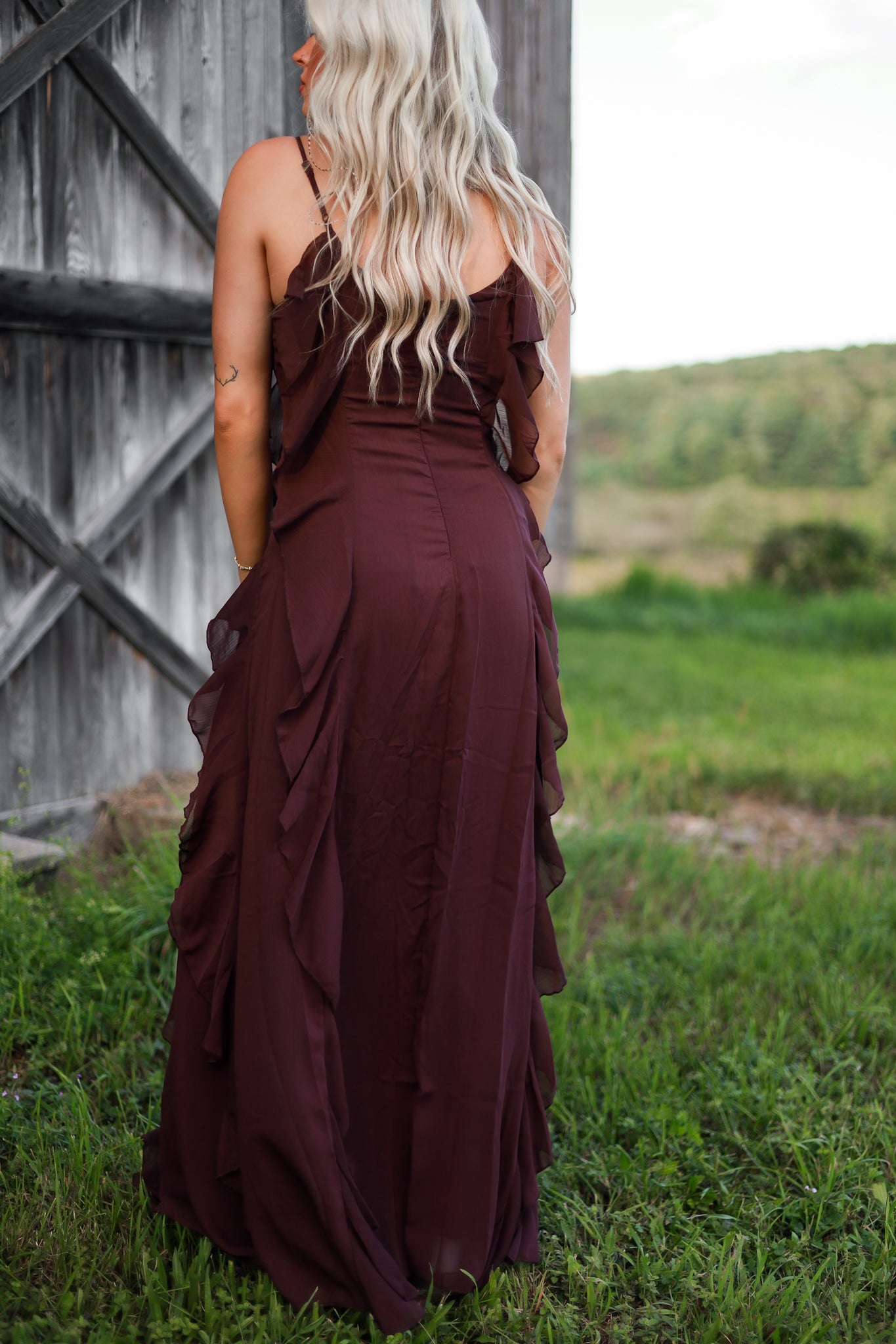 Western Haven Dress - Brown