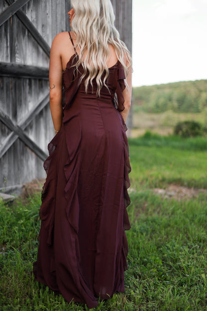 Western Haven Dress - Brown