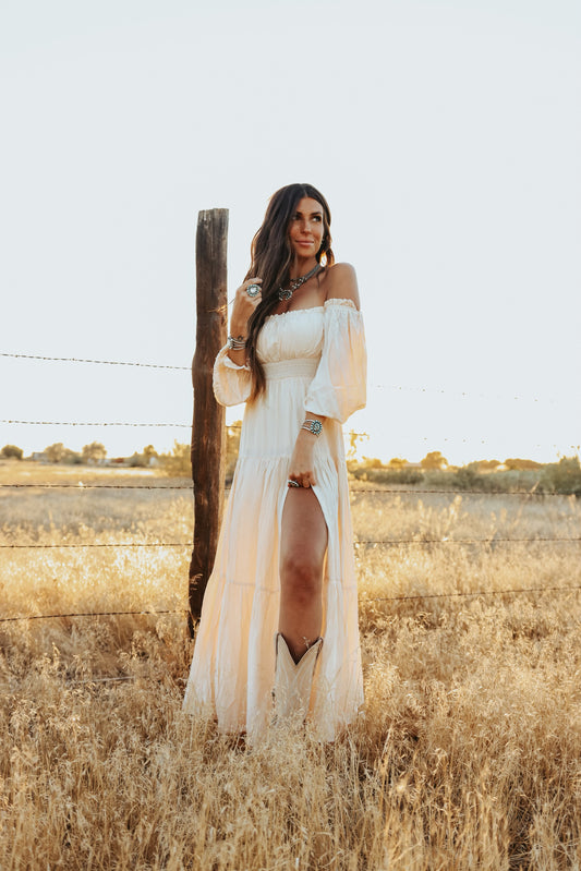 French Bohemian Maxi Dress