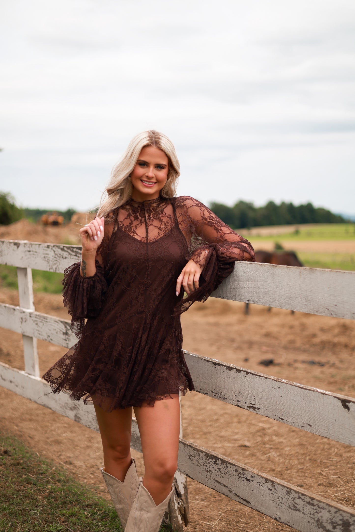 Harlow Lace Mini Dress
