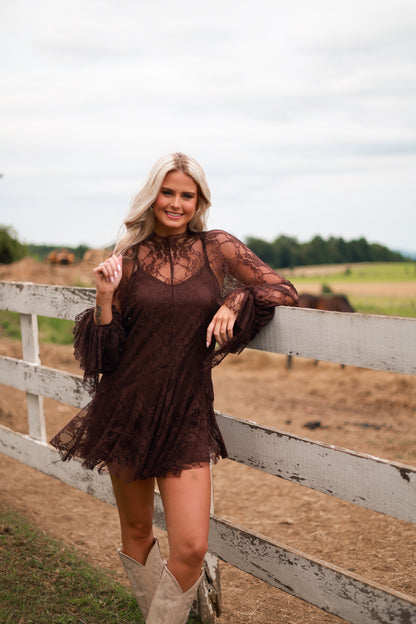 Harlow Lace Mini Dress