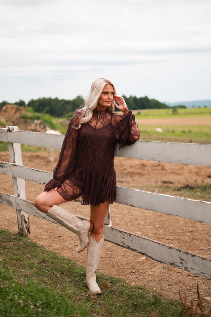 Harlow Lace Mini Dress