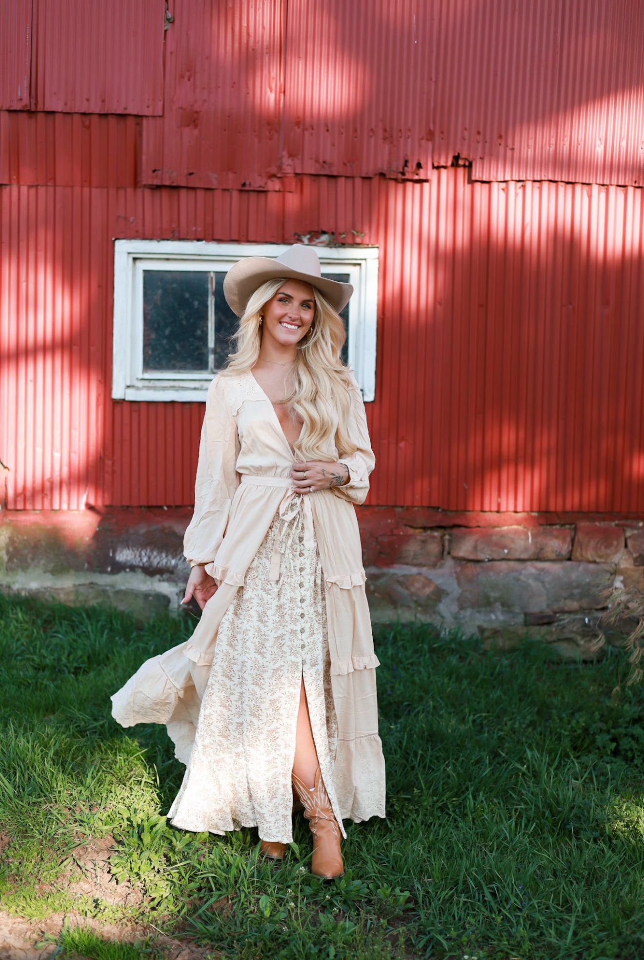Boho Embroidered Kimono Robe