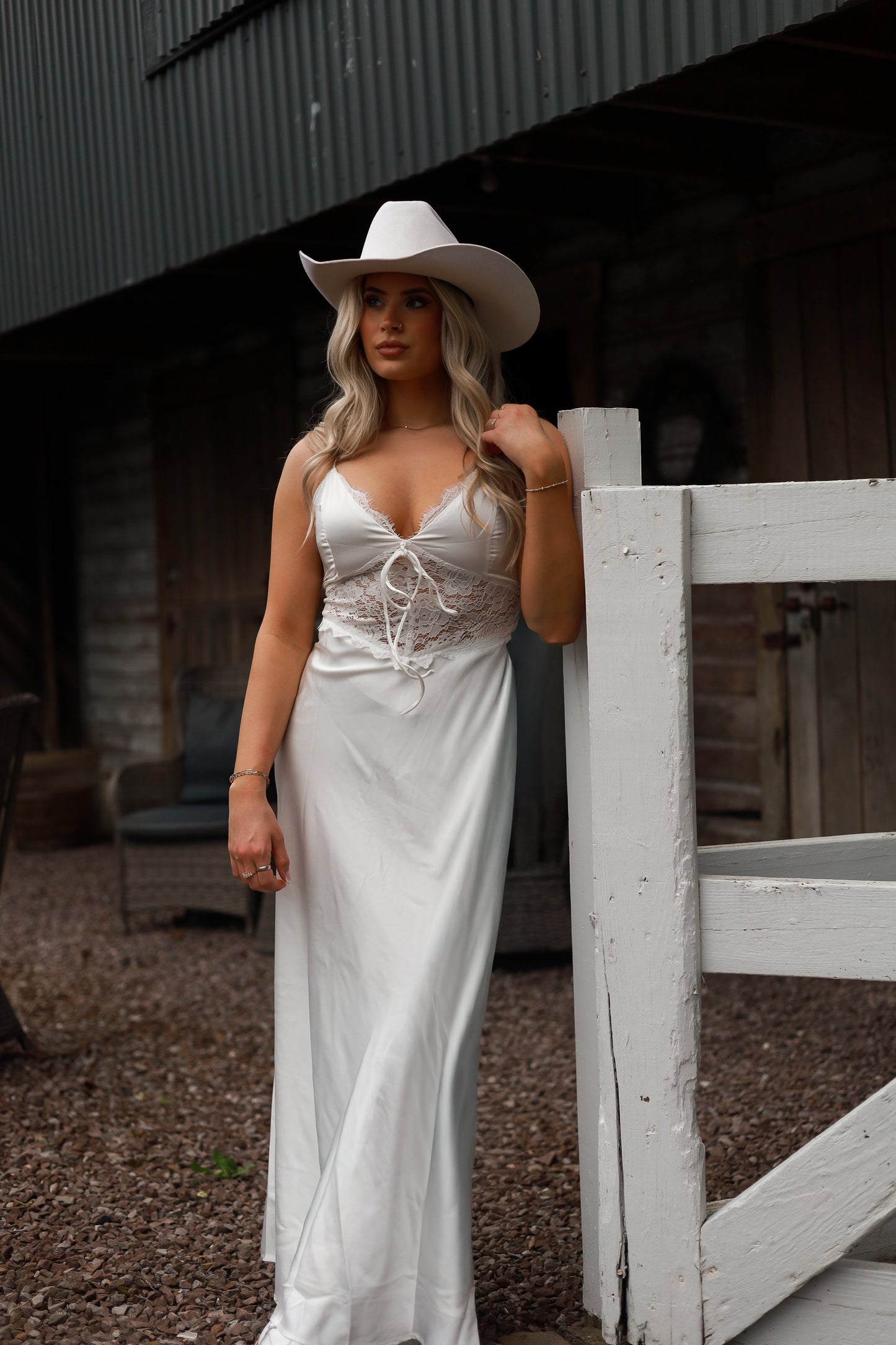 Stallion Dress - White