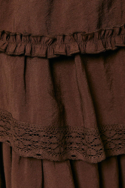 Cinnamon Bloom Mini Dress
