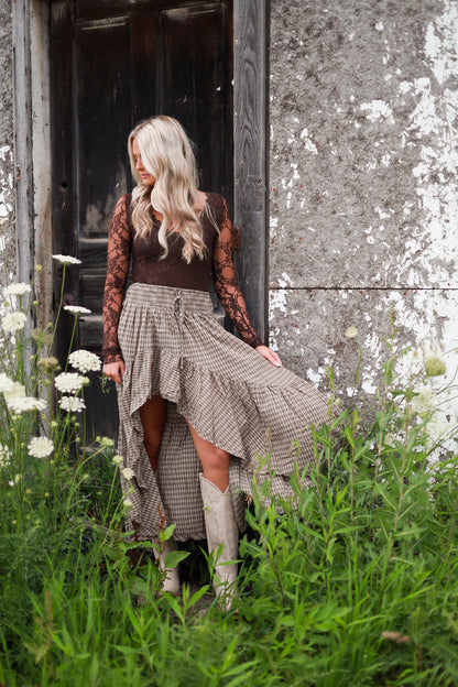 Countryside Plaid Skirt