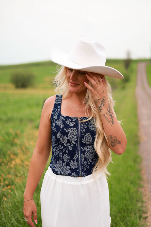 Ramblin’ Rose Top